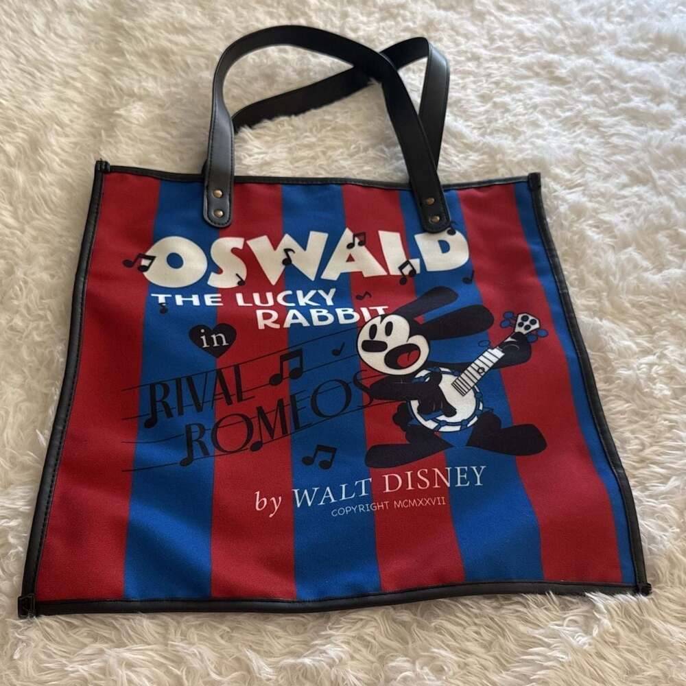Disney 100 Celebration Oswald the Lucky‎ Rabbit Rival Romeos Tote Bag